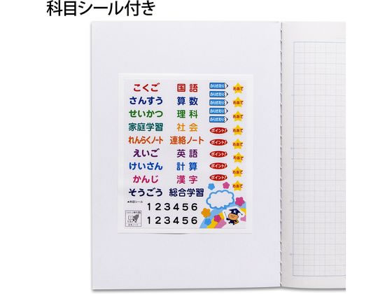 ノート確認用♡ キョクトウ スクールノート B5 5mm方眼 チェック柄ピンク LMC5GP