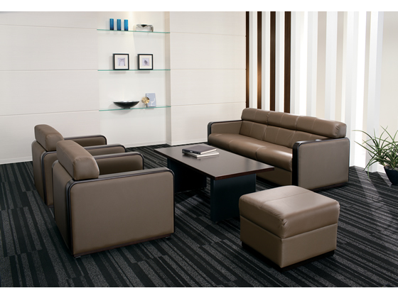 コクヨ品番 CE-A123W31 応接用　フェリー　ソファ W1950xD850xH700xSH390 応接イス　フェリー コクヨ フェリー 応接セット 3人用ソファ・1人用ソファ 本革