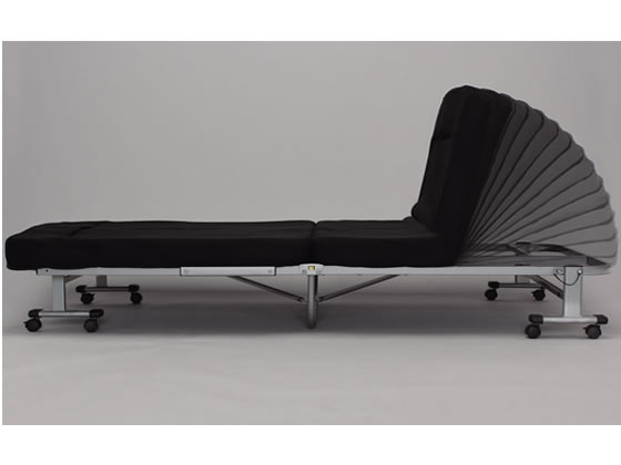 アイリスオーヤマ 折りたたみソファベッド ブラック OTB-SFN 通販