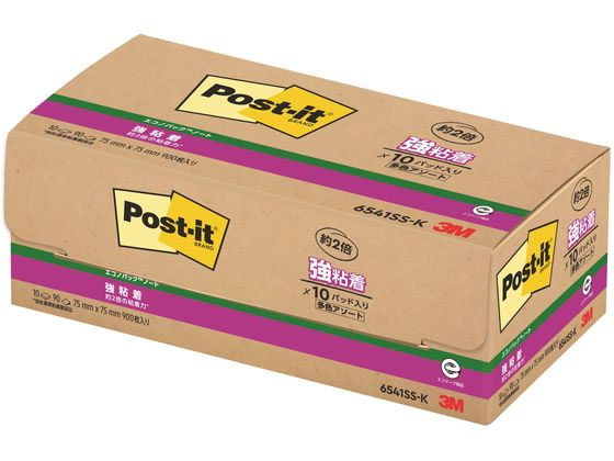 （まとめ） TANOSEE ふせん 75×15mm クリーム 1パック（4冊） 〔×20セット〕 代引不可 たのめーるTANOSEE 強粘着ふせん 75×75mm パステルカラー・4色 1