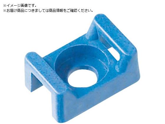 ●色：ライトブルー●縦（ｍｍ）：１５．６●横（ｍｍ）：２２．０●高さ（ｍｍ）：９．５●使用結束バンド幅（ｍｍ）：２．３〜７．６●使用ねじ寸法：Ｍ５●最大結束径（ｍｍ）：使用結束バンドによる●穴径（ｍｍ