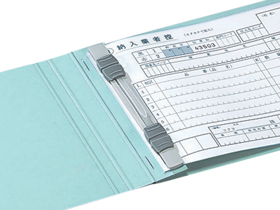コクヨ 統一伝票用フラットファイル B4 1／3ヨコ 緑 10冊 フ-V49G