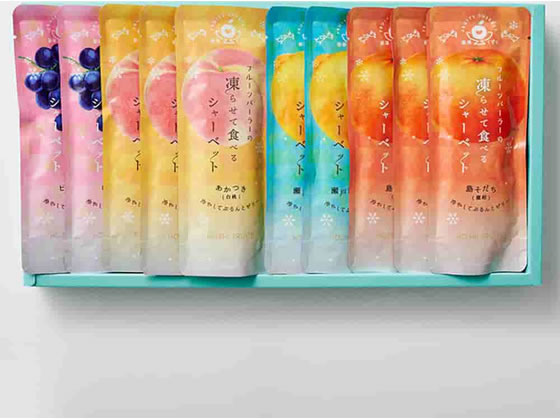 ホシフルーツ フルーツパーラーの凍らせて食べるシャーベット 彩果
