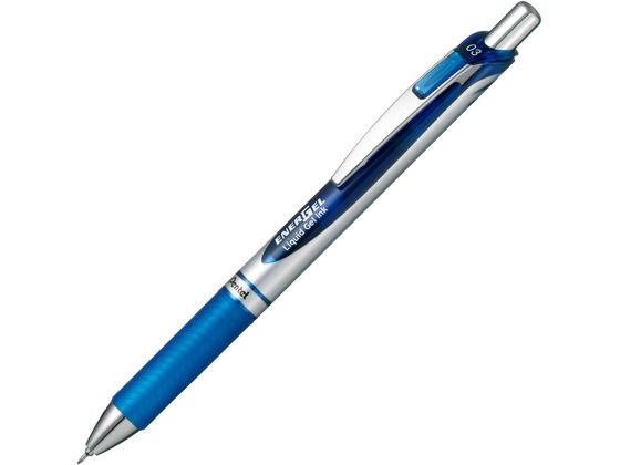 ぺんてる ノック式 エナージェル 0.3mm 青 BLN73-C 通販【フォレスト