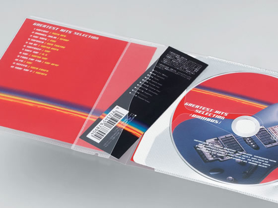 コクヨ CD／DVD用ソフトケース(MEDIA PASS)1枚収容 白 100枚 通販