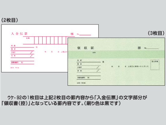 給料支払明細書 複写式 20冊 つ-20 / みつや チケット 領収書