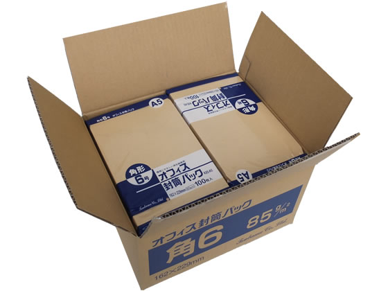 クラフト封筒 角6 85g／m2 1000枚 K85-K6 通販【フォレストウェイ】