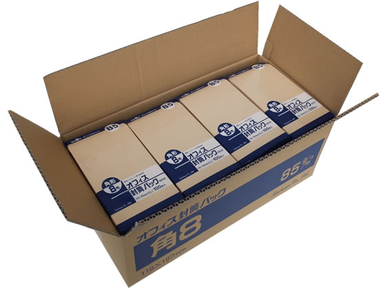 クラフト封筒 角8 85g／m2 2000枚 K85-K8 通販【フォレストウェイ】