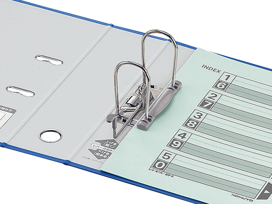 書28 アスクル フラットファイル A4タテ 厚とじ 30冊 ブルー 青