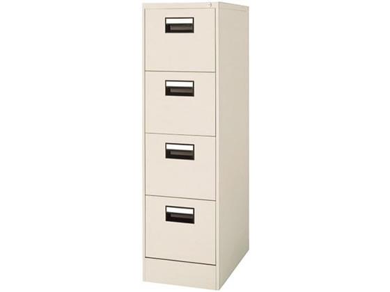 コクヨ ファイリングキャビネットA4 4段ナチュラルグレーW388*D620