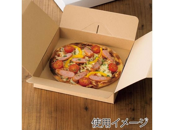 シモジマ NFネオクラフト キャリーピザBOX 9インチ用 10枚 4248328