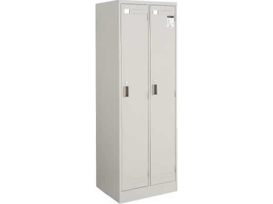 ●仕様：２人用●サイズ（外寸）：幅６０８×奥行５１５×高さ１７９０ｍｍ●有効内寸法：（１列１段あたり）幅２５６×奥行４７０×高さ１６３７ｍｍ●重量：３７ｋｇ●棚板耐荷重：１枚あたり３ｋｇ●シリンダー錠