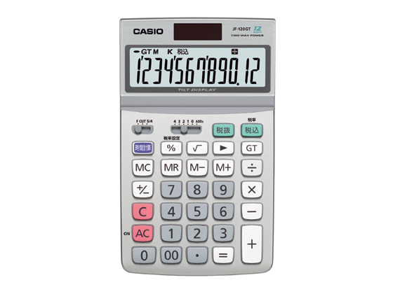 カシオ 中型卓上電卓 JF-120GT-N 通販【フォレストウェイ】