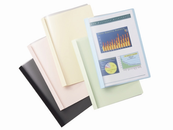 今村紙工 プレゼン用製本ファイルA4 30枚収容グリーン5冊 S-003 通販