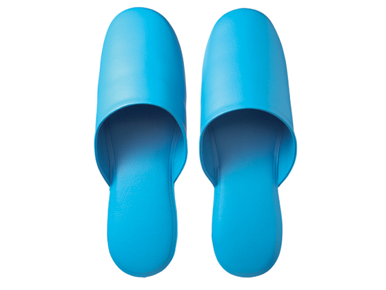 ●サイズ：Ｍ（内寸２５．５ｃｍ）●材質：ＰＶＣ●色：ブルー●注文単位：１セット（６足）