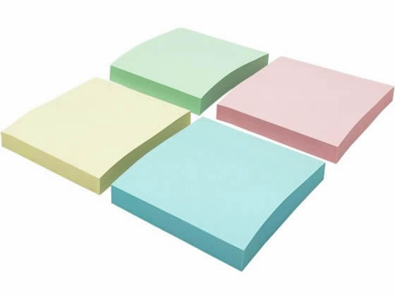 Forestway ふせん 75×75mm 4色アソート 10冊 通販【フォレストウェイ】
