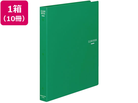 ●表紙色：緑●サイズ：Ａ４タテ●外寸法：縦３１１×横２６２ｍｍ●背幅：３４ｍｍ●付属ポケット枚数：２３枚●穴数：３０穴●中紙：あり●中紙色：グレー●リング内径：２３ｍｍ●適用ポケット品番：ラ−３８０Ｎ