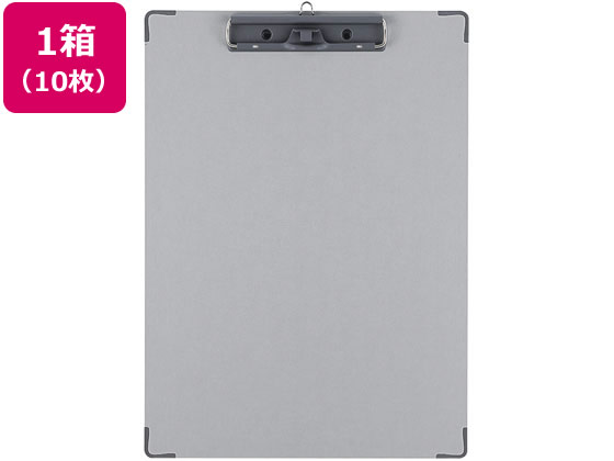 ●色：グレー●サイズ：Ｂ４タテ●とじ方向：短辺とじ●外寸法：縦３８９×横２８２ｍｍ●ペンホルダー付き（軸径７．５〜１１ｍｍまで）●吊り下げ金具付き●角金具付き●材質：クロス貼り（芯材／古紙パルプ配合）