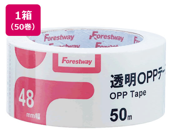 Forestway 透明OPPテープ 65μ 48mm×50m 50巻 | Forestway【通販 