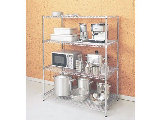 アイリスオーヤマ メタルラック4段ディープ MR-1215DJ 通販