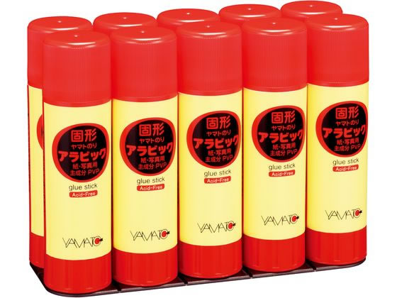ヤマト スティックのり 固形アラビック 22g 10本パック YS-22-10S 通販