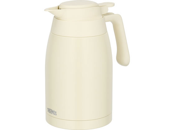 サーモス THERMOSステンレスポット 1.5L 食洗機対応 アイボリー TTG