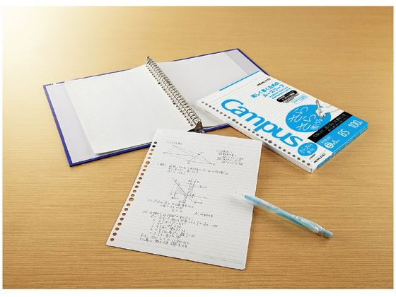 コクヨ ルーズリーフ(さらさら書ける)B5 B罫6mmドット入 100枚 通販