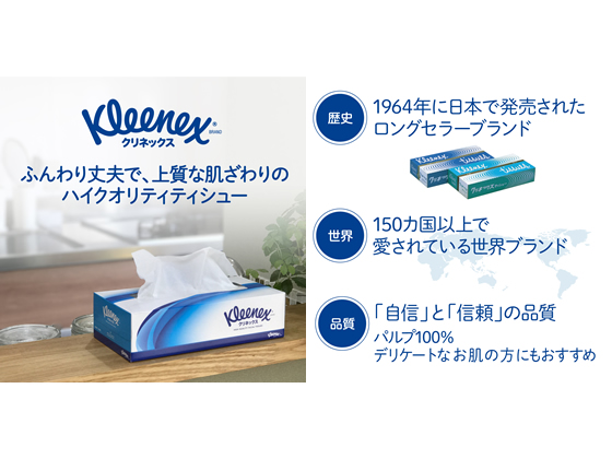 クレシア クリネックスティッシュ 180組 5個×12パック 40442 通販