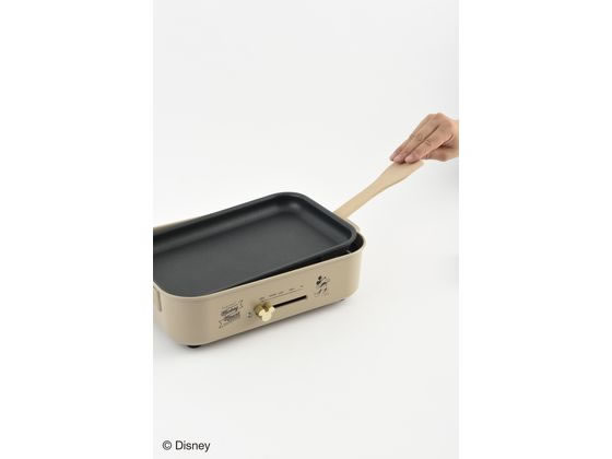 BRUNO DISNEY コンパクトホットプレート ベージュ BOE134-BE