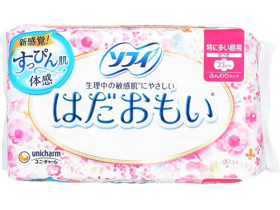 ユニチャーム ソフティ はだおもい 20枚入 18袋 ユニ・チャーム ソフィ はだおもい 特に多い昼用 羽付 20枚 通販