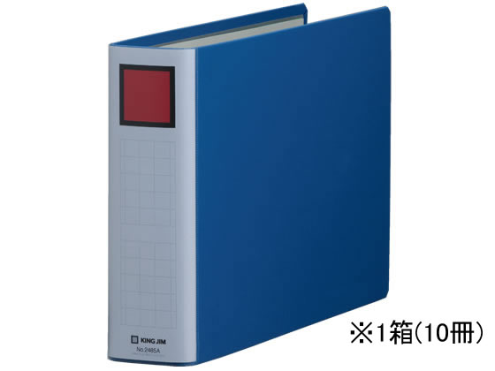 キングジム スーパードッチ脱・着イージー A4ヨコ とじ厚50 10冊 通販