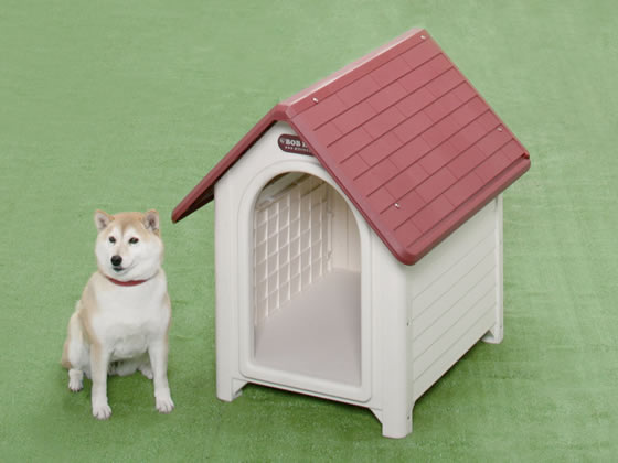 アイリスオーヤマ ボブハウス L レッド オフホワイト 311229 通販