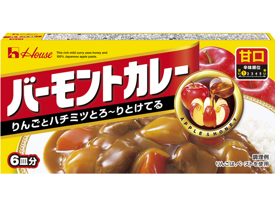 ハムモンドカレー ハウス食品 バーモントカレー甘口 115g 通販【フォレストウェイ】