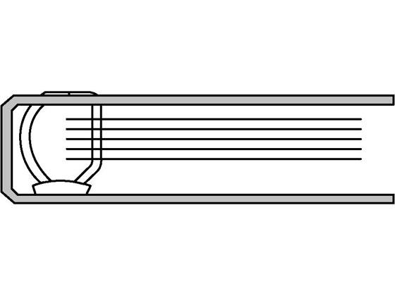 リヒトラブ D型リングファイル A4タテ 4穴 背幅64mm 白 G1280-0