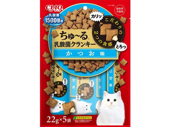 いなば CIAO ちゅーる乳酸菌クランキー かつお味 22g×5袋 通販