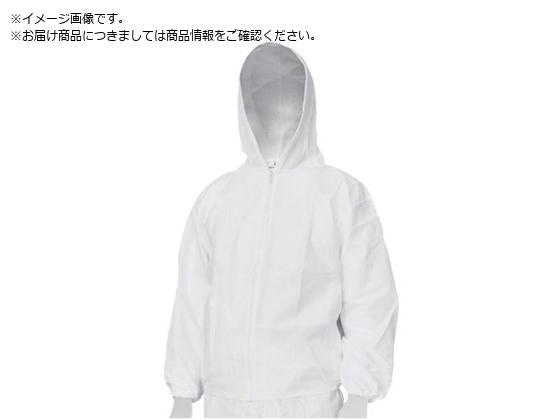 ●色：ホワイト●サイズ：Ｍ●適合身長（ｃｍ）：１６４〜１７０●適合胸囲（ｃｍ）：８４〜９２●タイプ：フード付ジャンパー●使い捨てタイプ●右前ポケット付き●フードひも入り●前ファスナー●ウエスト・袖口ゴ