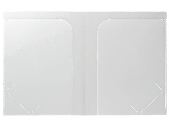 プラス A3・2つ折りクリアーホルダー A4 10枚 88147 通販【フォレスト