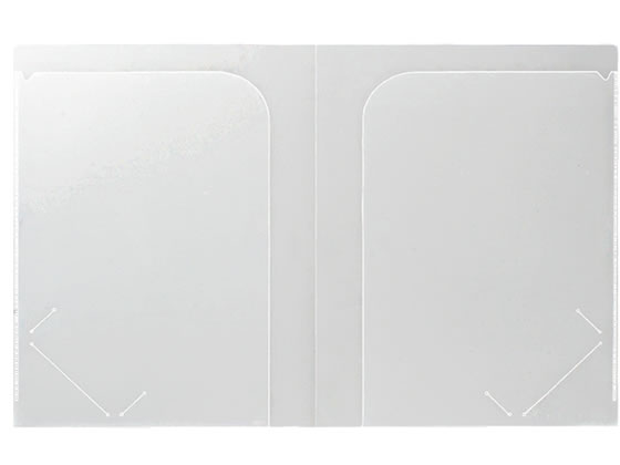 プラス A3・2つ折りクリアーホルダー A4 100枚 88147 通販【フォレスト