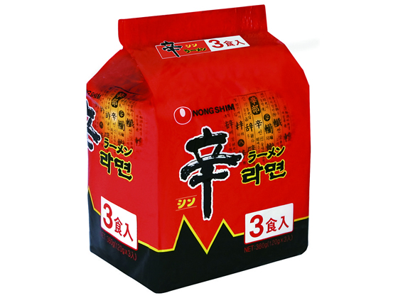 農心 辛ラーメン 120g×3食 通販【フォレストウェイ】
