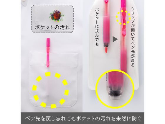 ぺんてる 蛍光ハンディラインS ノック式 5色セット SXNS15-5 通販