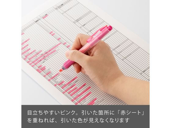 ぺんてる 蛍光ハンディラインS ノック式 ピンク SXNS15-P 通販