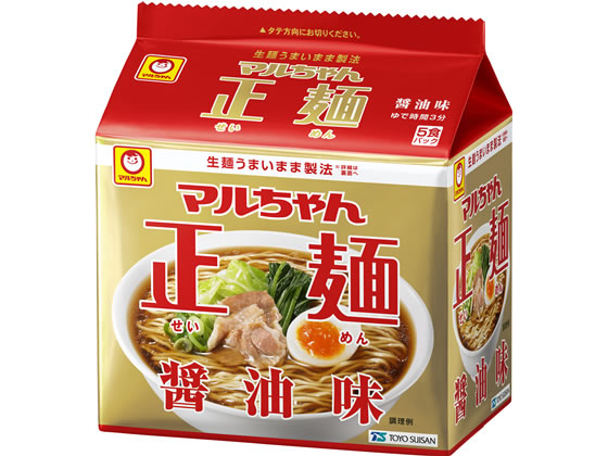 東洋水産 マルちゃん正麺 醤油味 5食パック 通販【フォレスト