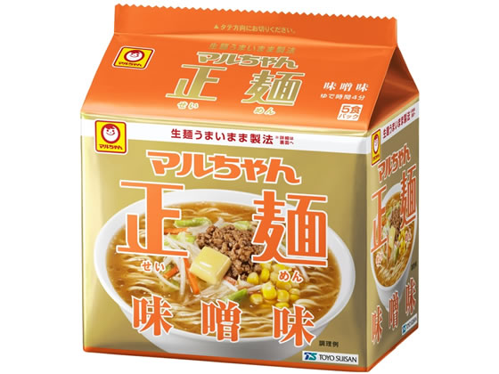 東洋水産 マルちゃん正麺 味噌味 5食パック 通販【フォレストウェイ】