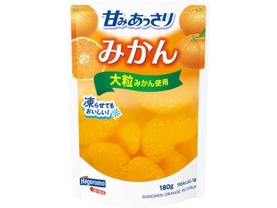 はごろもフーズ 甘みあっさりみかん(パウチ) 180g 通販【フォレスト