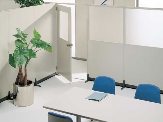 コクヨ品番 PU-D0918LF2H724 ユニットパネル　左開ドア W900xD113xH1835 ユニットパネル ベッド セミダブル ベッドフレームのみ ホワイト 高さ調整可 棚付き 宮