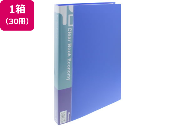Forestway クリアーブック エコノミー A4 40ポケット 青 30冊 通販