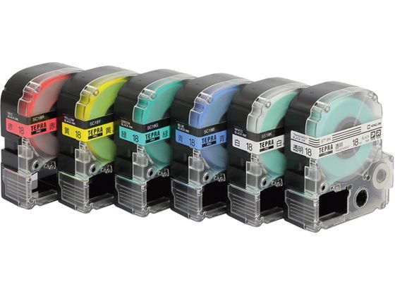 キングジム PROテープベーシックパックSC186T SC186T 00049458 【北海道・沖縄・離島配送不可】 キングジム テプラPROテープカートリッジ ベーシックパック SC186T