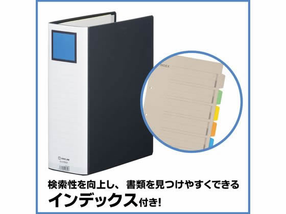 XYZ様対応品 キングジム キングファイルG GX A4タテ とじ厚80mm 黒 978GX-BK