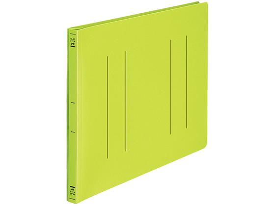 コクヨ フラットファイルPP B4ヨコ とじ厚15mm 黄緑 フ-H19YG 通販