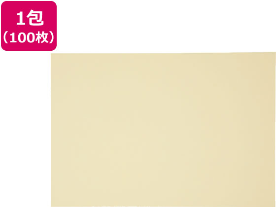 ●色：クリーム●サイズ：四つ切り（３９０×５４０ｍｍ）●注文単位：１包（１００枚）●古紙パルプ配合